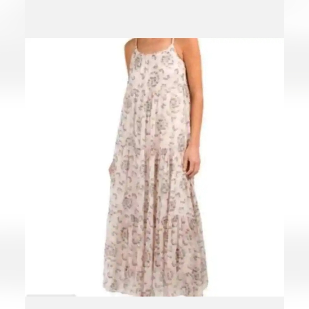 Elena Baldi Silk Blend Dress Size Medium